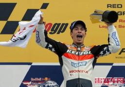 海顿蝉联MotoGP美国站冠军 罗西赛车遇故障退出