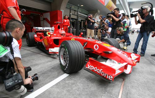 F1中国站首次练习赛结束 伍尔兹最快舒马赫第四