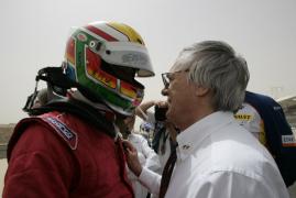 董荷斌GP2巴林首赛，F1总裁伯尼前来鼓励