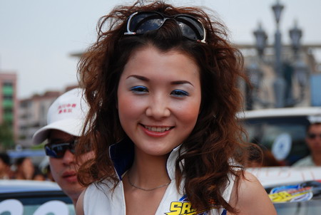 2007 贵州六盘水 拉力赛 赛车模特 