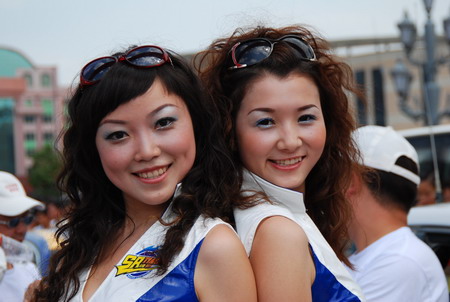 2007 贵州六盘水 拉力赛 赛车模特 