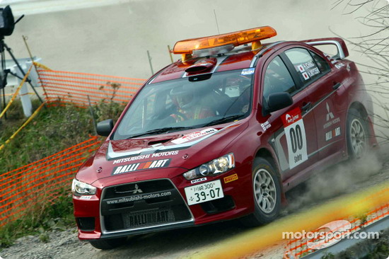 三菱evo 10 WRC 2007 日本站