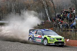 WRC:日本第二天希沃宁全面胜利 然赛车仅剩7台