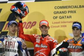 MotoGP:卡塔尔夜赛斯通纳赢得首胜 罗西排名第五