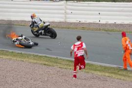 佩德罗萨获MotoGP德国站冠军 罗西带伤排名第四