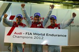 奥迪夺得2012 FIA 世界耐力锦标赛车队车手总冠军