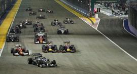 F1新加坡站：队友退赛汉密尔顿夺冠总分反超