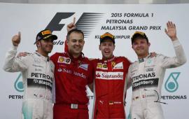 红色旋风再起 F1马来站维泰尔夺法拉利两年首冠