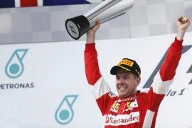 红色旋风再起 F1马来站维泰尔夺法拉利两年首冠