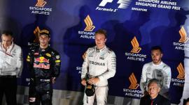 F1新加坡站罗斯博格夺冠 年度冠军之争再领先
