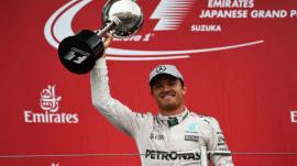 F1日本站罗斯伯格冠军 奔驰车队提前四站年度冠军